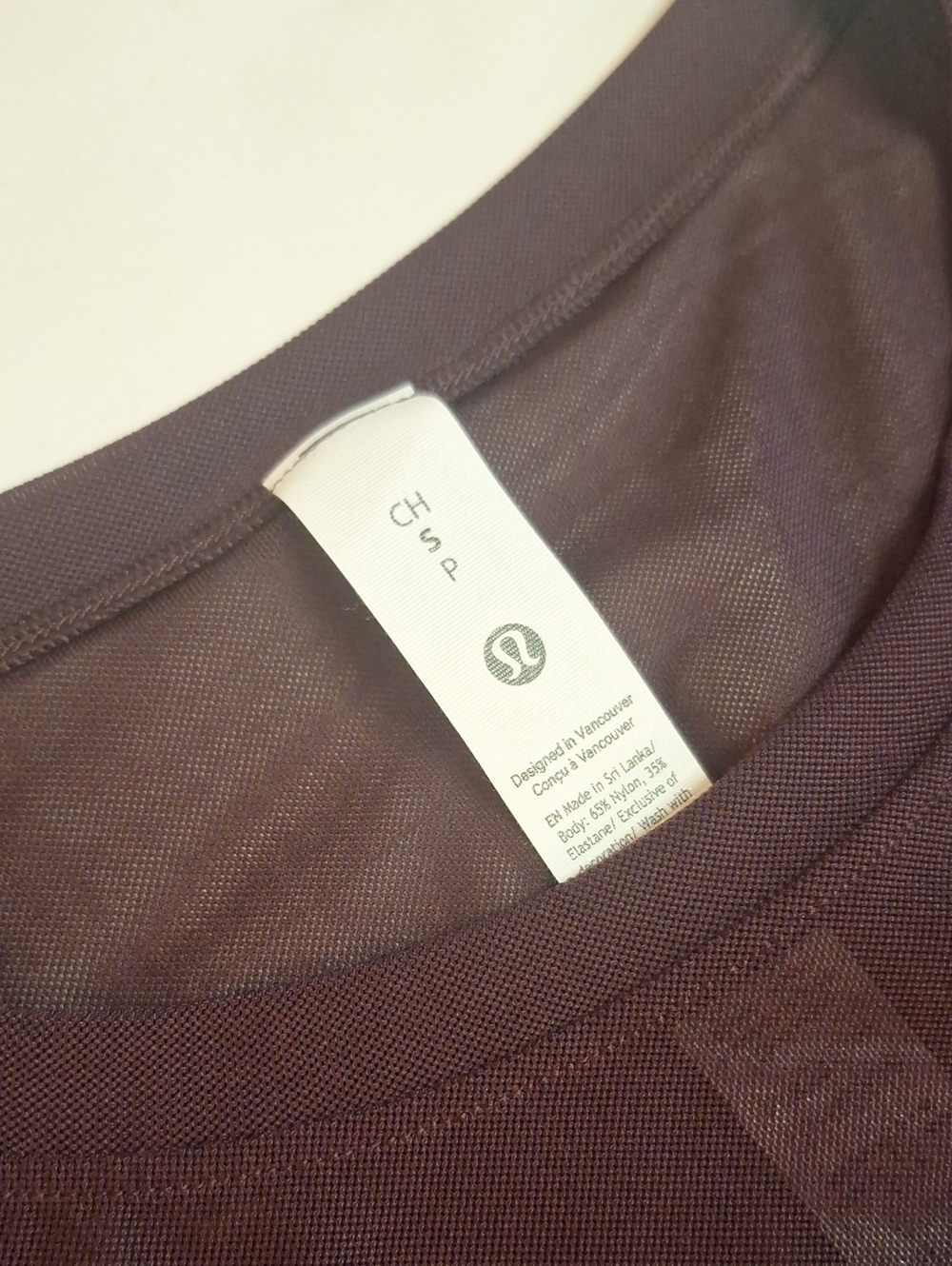 #788 NWT Lululemon Sheer Long Sleeve Ruched size S - Picture 4 of 7